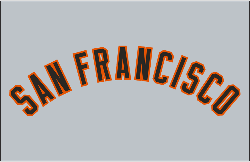 San Francisco Giants 1958-1972 Jersey Logo fabric transfer version 2